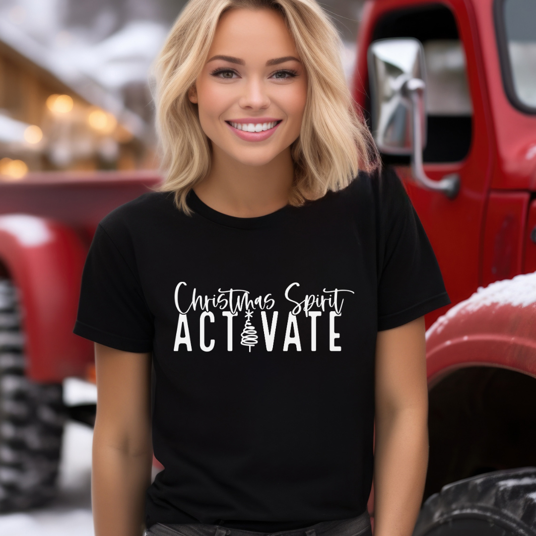 Christmas Spirit Activate Unisex T-Shirt