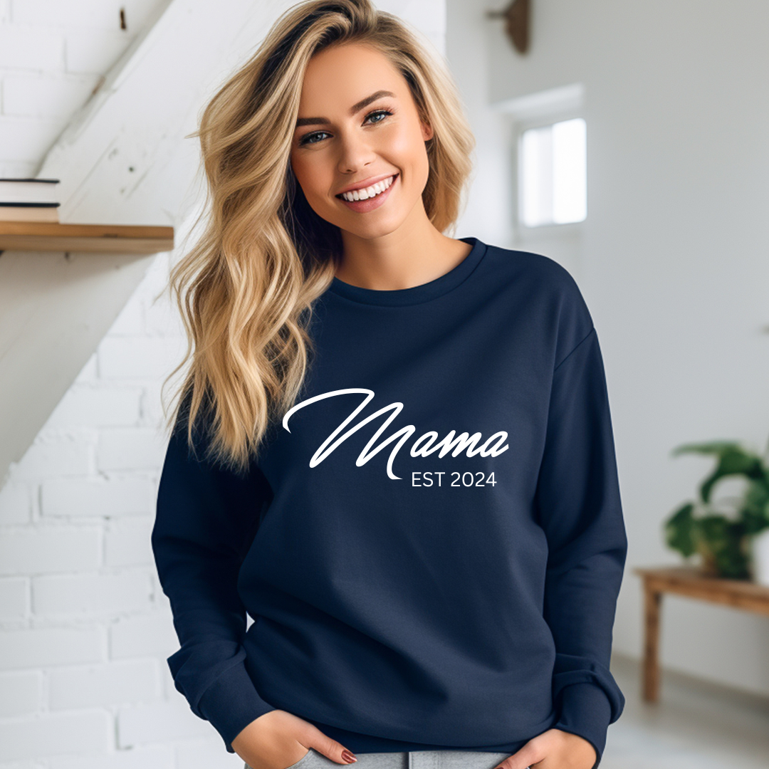 Mama EST 2024 sweatshirt