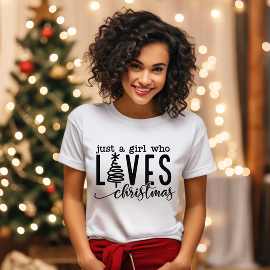 Just a girl who loves christmas Unisex T-Shirt