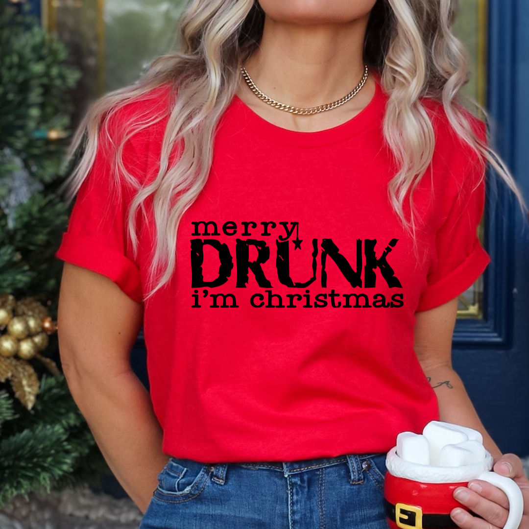 Merry Drunk I'm Christmas Unisex T-Shirt