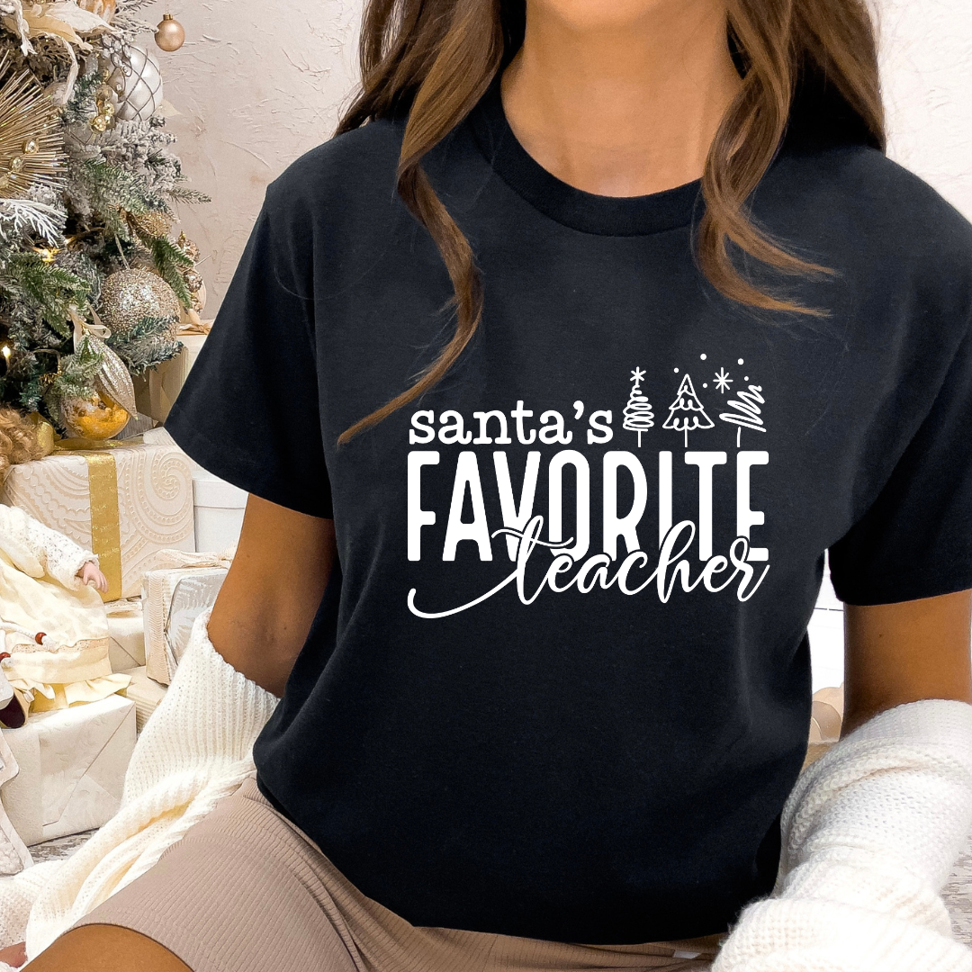 Santas favourite teacher Unisex T-Shirt